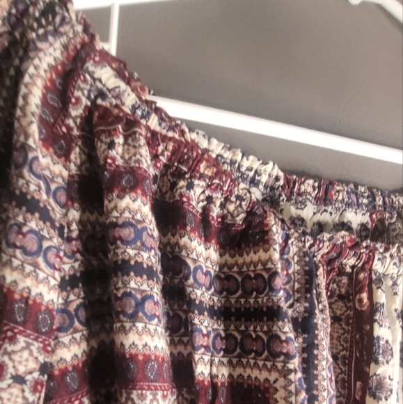 Ganji LA women floral boho blouse size 2X wide shoulder - Picture 4 of 8